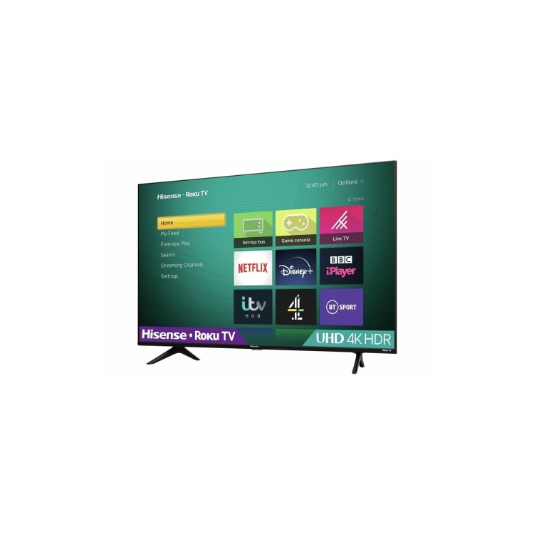 Refurbished Hisense Roku 43" 4K Ultra HD with HDR10 DLED Freeview Play Smart TV