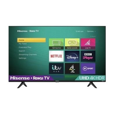 Refurbished Hisense 65 4K Ultra HD with HDR10 QLED Freeview Play Smart TV