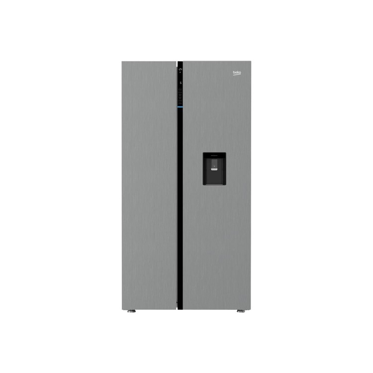 Refurbished Beko RASGD242PX Freestanding 554 Litre 50/50 Frost Free Fridge Freezer Stainless Steel