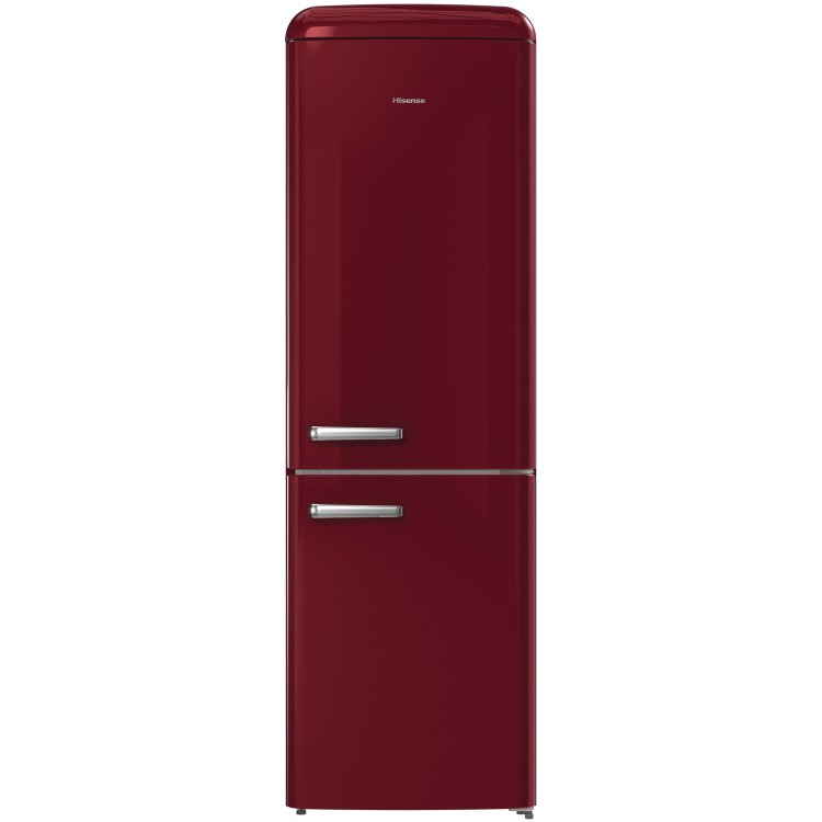 Hisense 300 Litre 60/40 Freestanding Fridge Freezer - Red