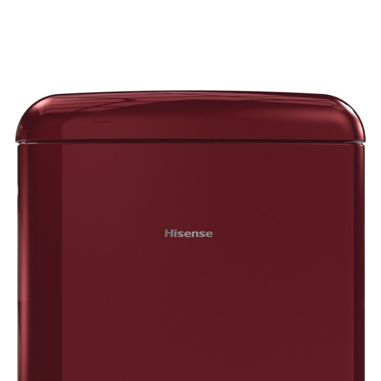 Hisense 300 Litre 60/40 Freestanding Fridge Freezer - Red