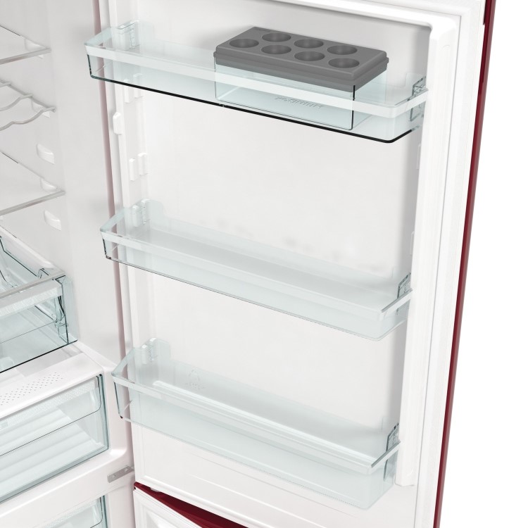 Hisense 300 Litre 60/40 Freestanding Fridge Freezer - Red