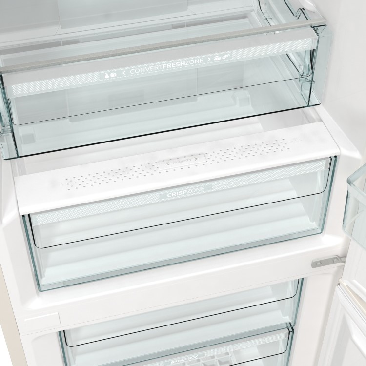 Hisense 300 Litre 60/40 Freestanding Fridge Freezer - Cream