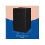 Refurbished Russell Hobbs RH85UCLF552E1B Under Counter Larder Fridge Black