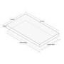 GRADE A1 - Russell Hobbs 90cm 5 Zone Ceramic Hob