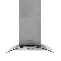 Refurbished Russell Hobbs 90cm Flat Glass Chimney Cooker Hood - Stainless Steel