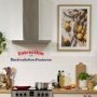 Refurbished Russell Hobbs RHTCH600B1SS 60cm Chimney Cooker Hood Stainless Steel