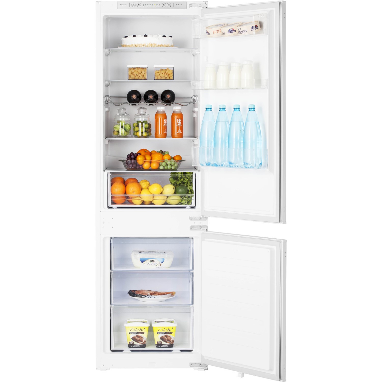 Hisense 240 Litre 70/30 Integrated Fridge Freezer - White