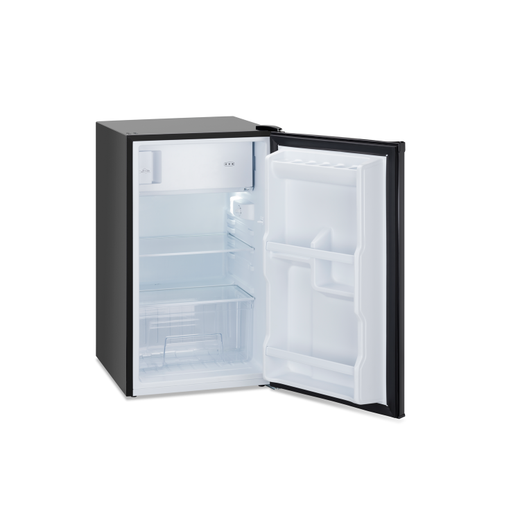 Refurbished IceKing RK100BK.E Freestanding 81 Litre Undercounter Fridge with Ice Box Black