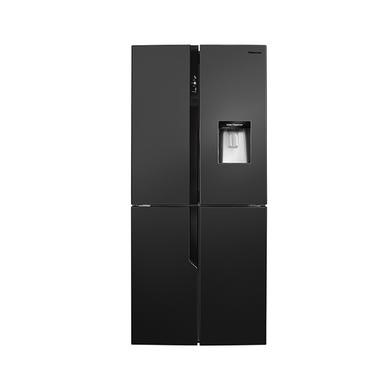 Refurbished Hisense RQ560N4WB1 Freestanding 512 Litre 70/30 Frost Free American Fridge Freezer Black