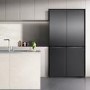 GRADE A1 - Hisense PureFlex 640 Litre Four Door American Fridge Freezer - Grey