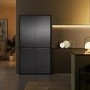GRADE A1 - Hisense PureFlex 640 Litre Four Door American Fridge Freezer - Grey