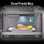 GRADE A1 - Hisense PureFlex 640 Litre Four Door American Fridge Freezer - Grey