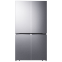 Refurbished Hisense PureFlat RQ758N4SAI1 Freestanding 609 Litre American Fridge Freezer Stainless Steel