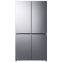Refurbished Hisense PureFlat RQ758N4SAI1 Freestanding 609 Litre American Fridge Freezer Stainless Steel