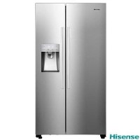 Refurbished Hisense RS694N4IIF Freestanding 562 Litre American Fridge Freezer