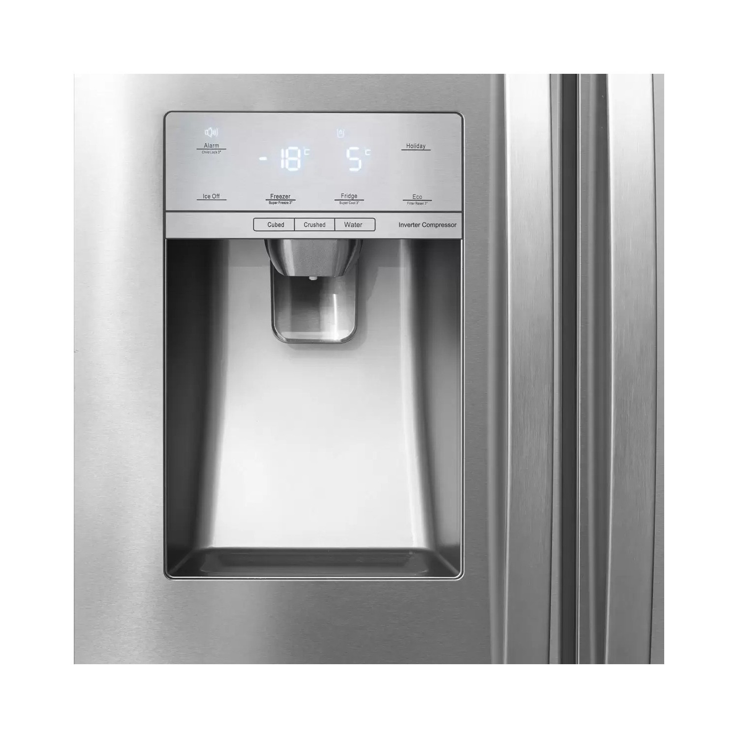 Refurbished Hisense RS694N4IIF Freestanding 562 Litre American Fridge