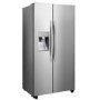 Refurbished Hisense RS694N4IIF Freestanding 562 Litre American Frost Free Fridge Freezer Stainless Steel