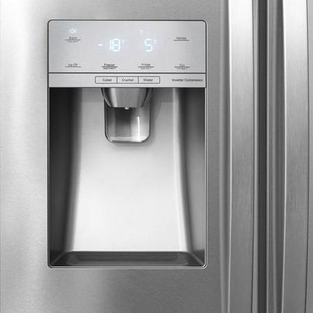 Refurbished Hisense RS694N4IIF Freestanding 562 Litre American Frost Free Fridge Freezer Stainless Steel