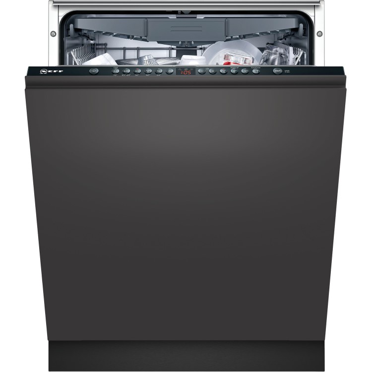 NEFF S513N60X2G N50 TimeLight 14 Place Fully Integrated Dishwasher With FlexDrawer2 Cutlery Tray