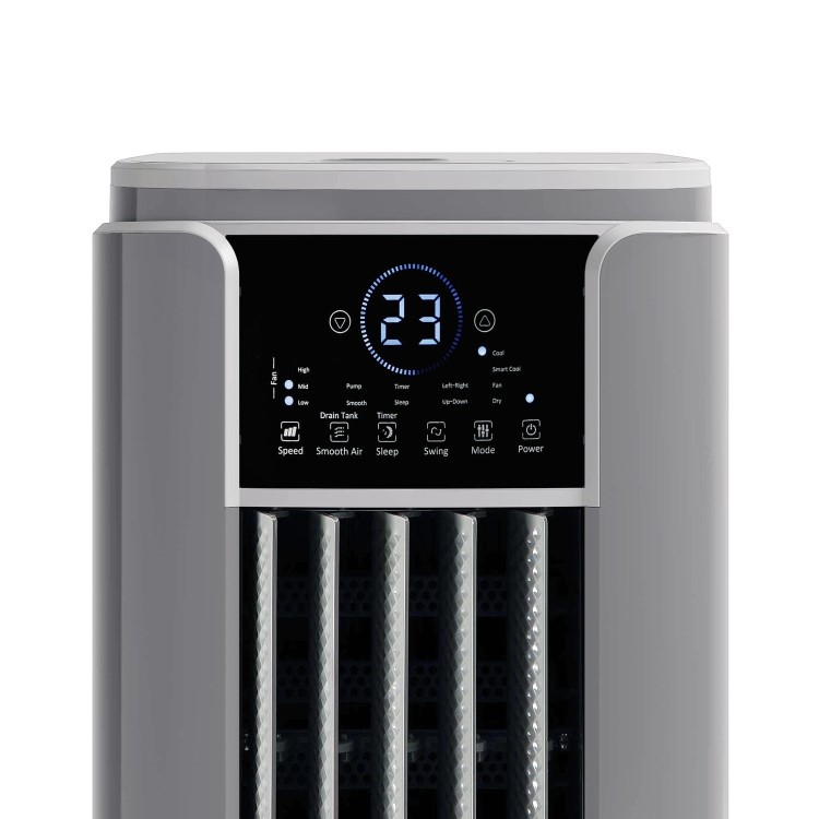 Refurbished electriQ SupremeCool 8000 BTU Quiet Portable Air Conditioner WITHOUT REMOTE