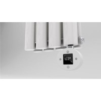 GRADE A1 - White electriQ 600W Thermostatic Wi-Fi Heating Element for Electric Radiators Dual-fuel or Towel rail - Plug-In and Hardwired Options