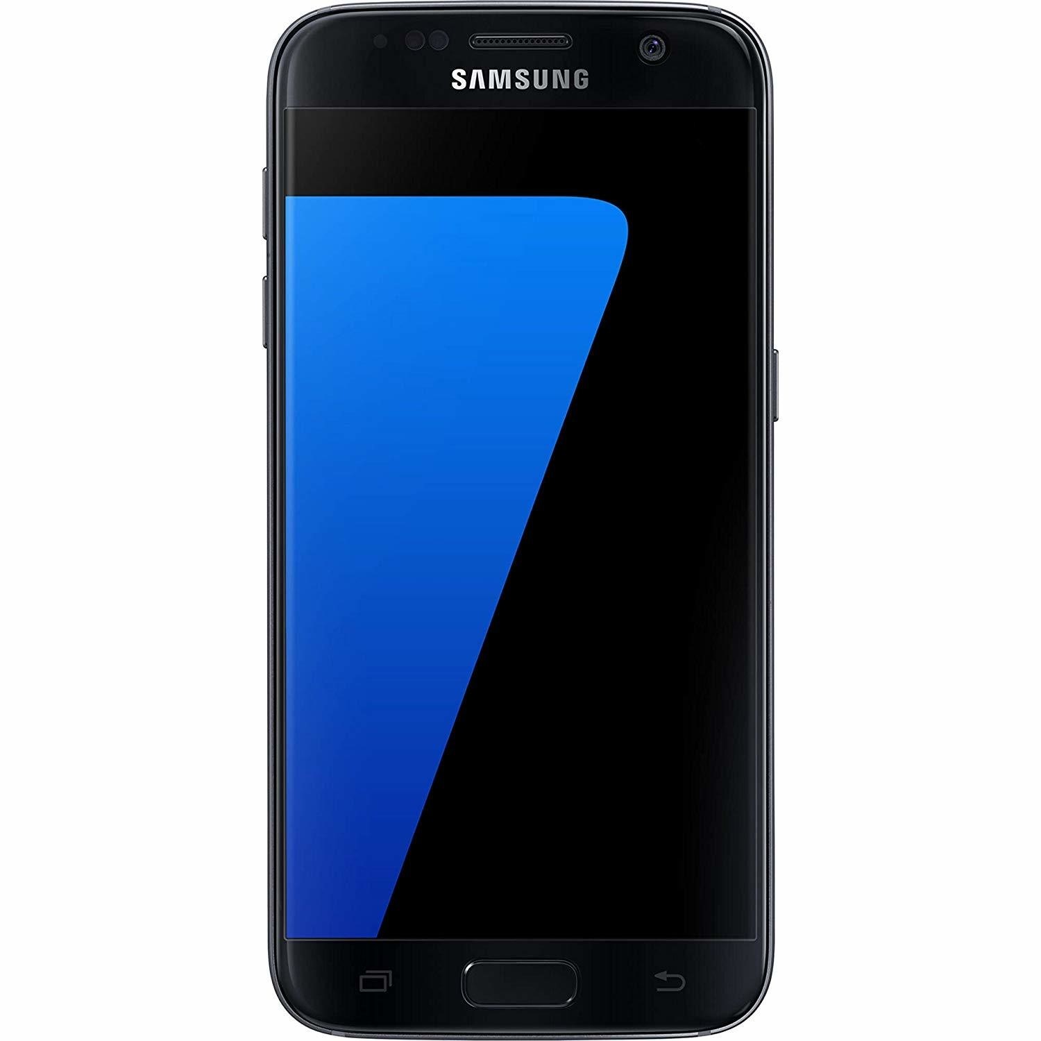 Refurbished Samsung Galaxy S7 Flat Black Onyx 5.1 32GB 4G Unlocked & SIM Free Smartphone