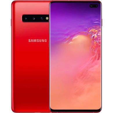 Refurbished Samsung Galaxy S10 Plus Red 6 4 128gb 4g Dual Sim Unlocked Sim Free Smartphone A1 Sm G975red128btu Appliances Direct