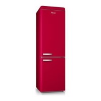 Refurbished Swan Retro SR11020RN Freestanding 295 Litre 70/30 Fridge Freezer Red