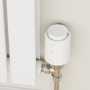 Refurbished electriQ Smart Modern LED TRV Thermostatic Radiator Valves Wi-Fi Version White