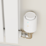 Refurbished electriQ Smart Modern LED TRV Thermostatic Radiator Valves Wi-Fi Version White