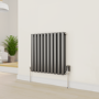 Refurbished - electriQ Modern LCD Smart TRV Thermostatic Radiator Valves Tuya Zigbee Version Black