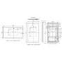 GRADE A1 - Rectangular Brass Backlit Heated Bathroom Mirror with Lights 700 x 400mm - Taurus