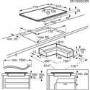 GRADE A1 - AEG 5000 Series 80cm 4 Zone Induction Hob