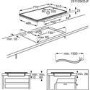 GRADE A1 - AEG 5000 Series 80cm 4 Zone Induction Hob
