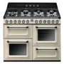GRADE A1 - Smeg Victoria 110cm Dual Fuel Range Cooker - Cream