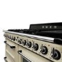 GRADE A1 - Smeg Victoria 110cm Dual Fuel Range Cooker - Cream