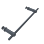 Refurbished Anthracite Designer Towel Holder for Steel & Electric Radiators - 320mm