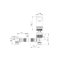 Refurbished Elego Anthracite Gray Modern TRV Angled Thermostatic Radiator Valves With Lockshield
