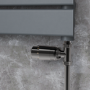 Refurbished - Elego Black Nickel Modern TRV Straight Thermostatic Radiator Valves With Lockshield