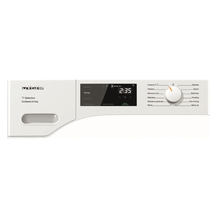 Refurbished Miele TSF643 Freestanding Heat Pump 8KG Tumble Dryer White
