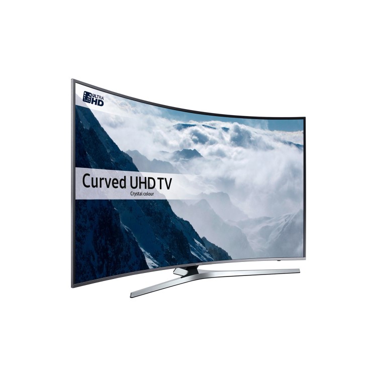 GRADE A1 - Samsung UE49KU6670 49" 4K Ultra HD HDR LED Curved Smart TV with Freeview HD