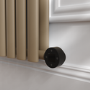 Refurbished - Beige grey Vertical Smart Electric Radiator with Wi-Fi Thermostat - 1.2KW - H1600xW354 - Bathroom Safe