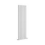 Refurbished Sorrento White Vertical Oval Designer Radiator 1600x472mm Double Panel 4468 BTU