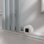 GRADE A1 - Salt & Pepper Vertical Smart Electric Radiator with Wi-Fi Thermostat - 1000W - H1600xW236 - Bathroom Safe