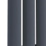 Sorrento Anthracite Vertical Oval Designer Radiator 1800x236mm Single Panel 1686 BTU