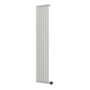Refurbished Smoked Stone Vertical Smart Electric Radiator with Wi-Fi Thermostat - 2000W - H1800xW354 - Bathroom Safe