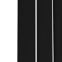 Riace Midnight Black Vertical Flat Designer Radiator 1600x544mm Single Panel 3256 BTU