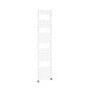GRADE A1 - Riace White Vertical Flat Towel Radiator 1800x450mm Single Panel 2471 BTU