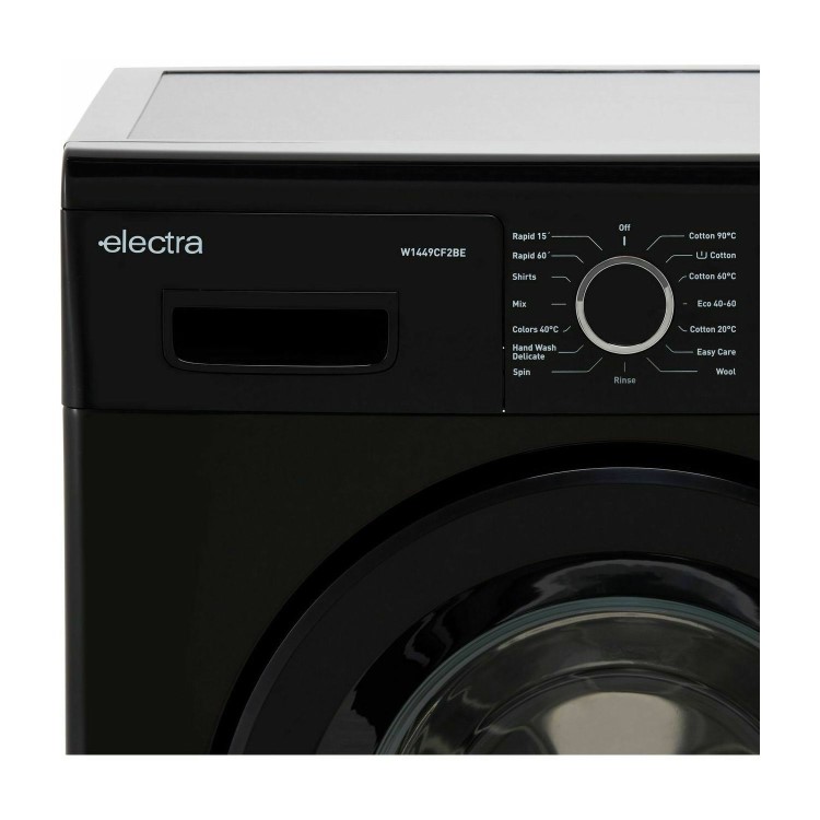 Refurbished Electra W1449CF2BE Freestanding 7KG 1400 Spin Washing Machine Black